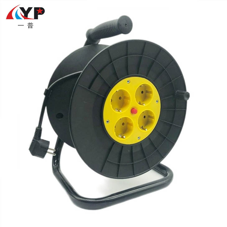 An Ghearmáin Cineál Soicéid 4x16A 250V Ríl Cábla Tionscail Plaisteacha